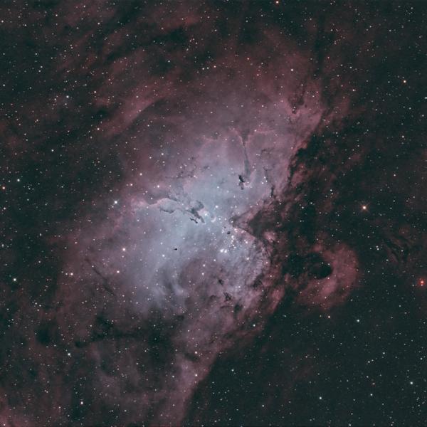 Nebulosa Aquila in HOO